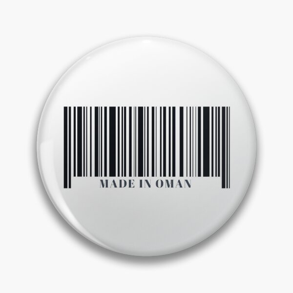 Item preview, Made in Oman Black Barcode designed and sold by ArabCorner.