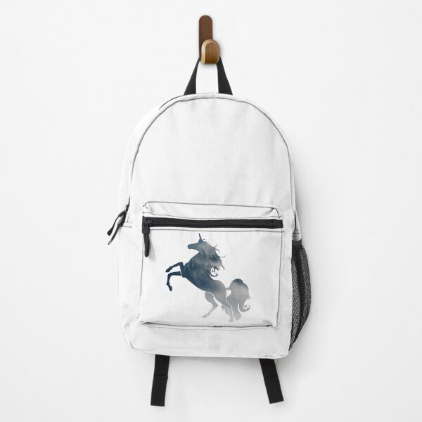 Item preview, Wanderlust Unicorn Silhouette with Forest Landscape, Trees, Mist and fog designed and sold by Kinisis.