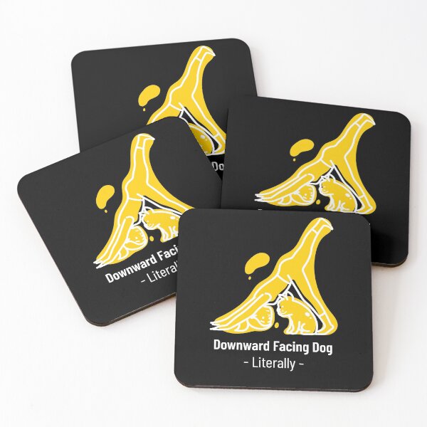 Item preview, Downward facing dog yoga asana Yoga girl - Funny yoga gift for woman- Gift for yoga lovers and dog lovers designed and sold by TamGustam.