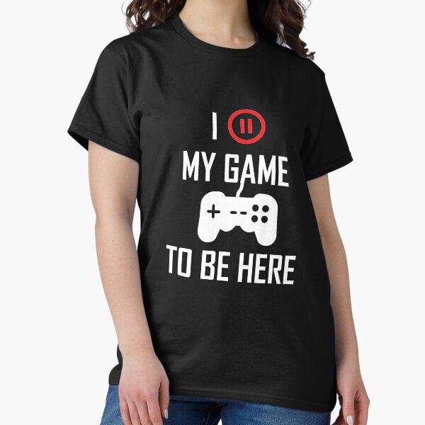 Artikel-Vorschau von Ich habe mein Spiel angehalten, um hier zu sein, designt und verkauft von sihamdesigns.