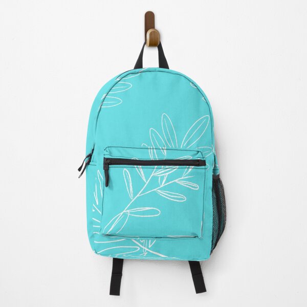 Item preview, White Leafs on a Light Blue Background designed and sold by AJ505.