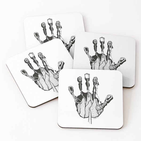 Item preview, Chalk Handprint | Rock Climbing designed and sold by Designwith8.