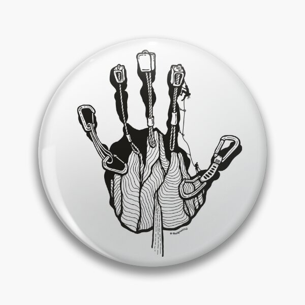 Item preview, Chalk Handprint | Rock Climbing designed and sold by Designwith8.