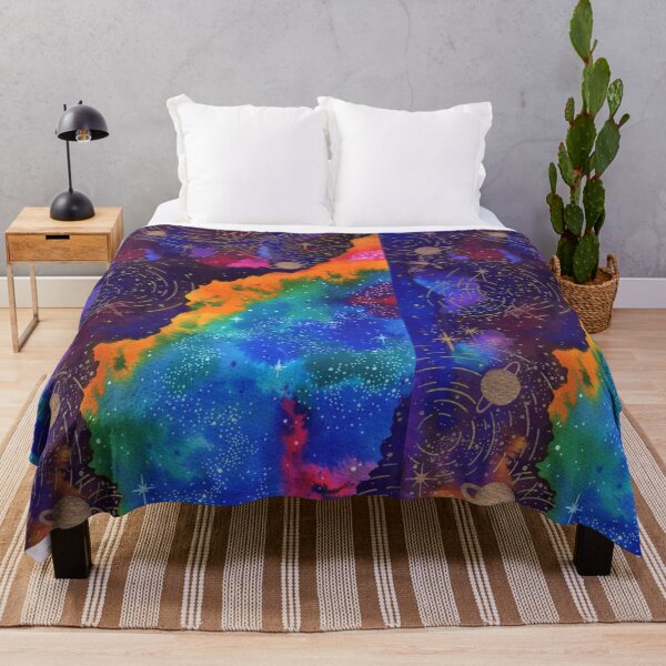 Item preview, Watercolour Galaxy with Dragonflies designed and sold by RebeccaDevon.