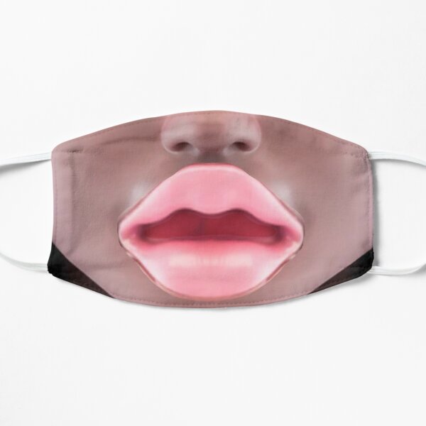 Blow up doll mask dark Flat Mask