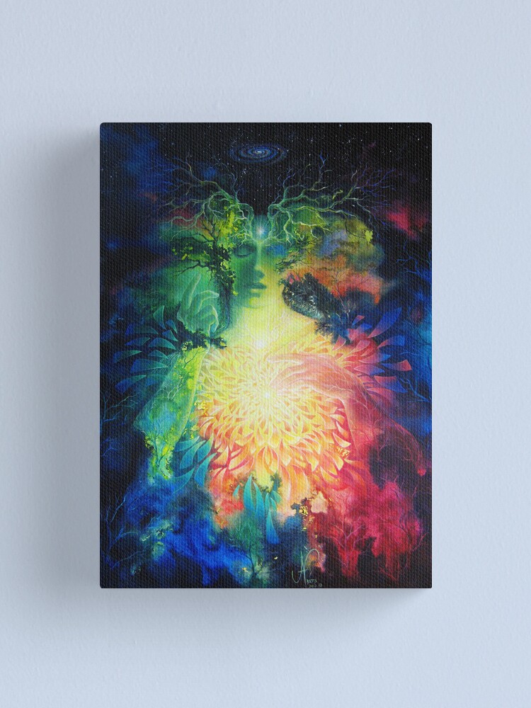 Alternate view of Dissolving/Becoming - The Alchemy of Transformation Canvas Print