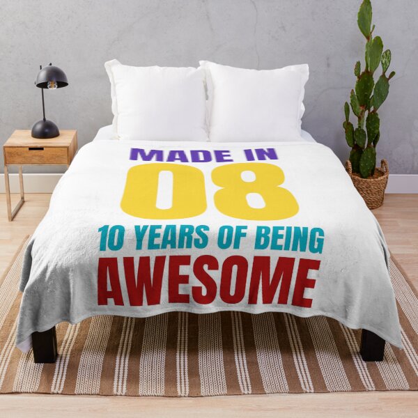 Item preview, MADE IN 08 10 YEARS OF BEING AWSOME designed and sold by Isheilstylish.