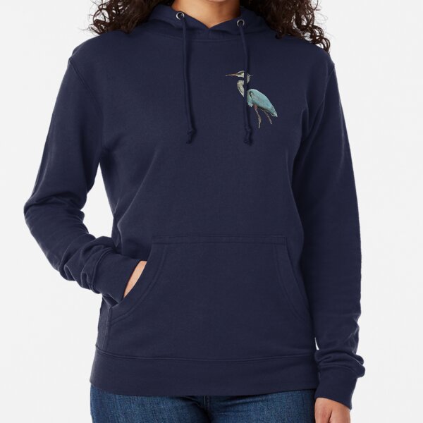 Great Blue Heron Lightweight Hoodie