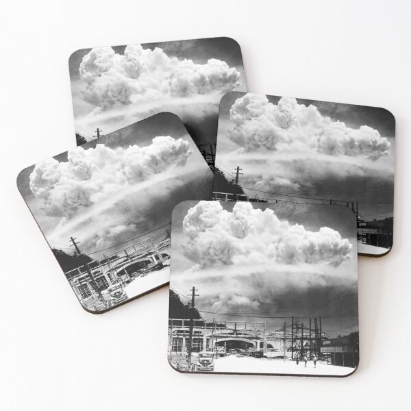 Item preview, Mushroom Cloud Over Nagasaki From Koyagi-jima - WW2 - 1945 designed and sold by warishellstore.