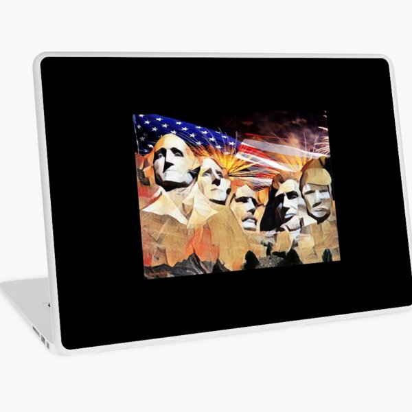 Mt Rushmore 4th of July Laptop Skin