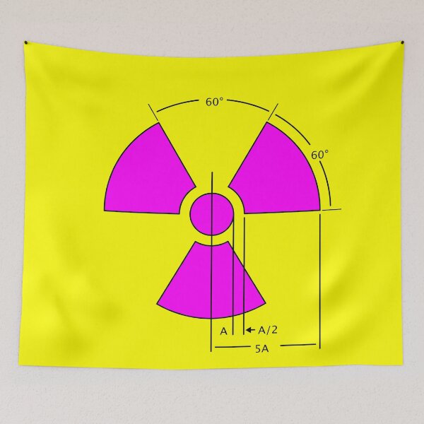 Item preview, Warning Radiation Sign Template designed and sold by Rupert Russell.