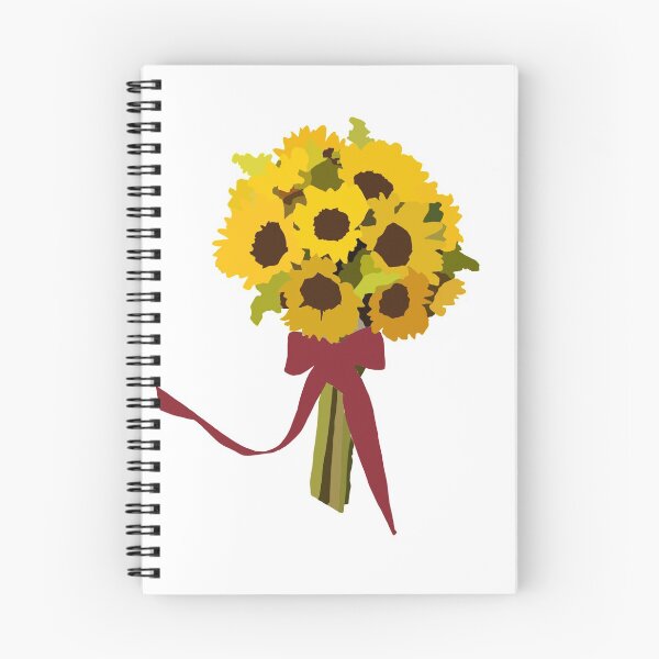 Item preview, Ramo de Girasol con Cinta de Coral designed and sold by Courage-turtle.
