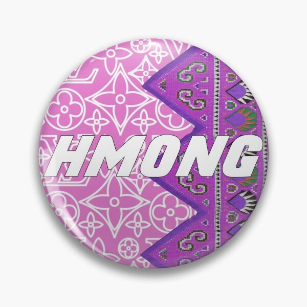 Artikelvorschau, Hmong Kultur Gesichtsmaske Muster Half Pink Camo entworfen und verkauft von PrideCulture.