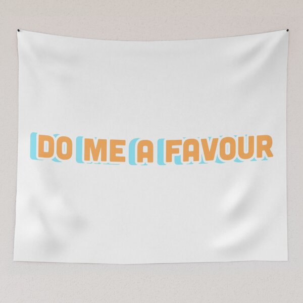 Item preview, Do Me A Favour - Orange & Blue designed and sold by rola2507.