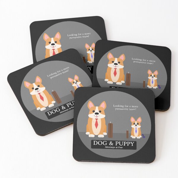 Item preview, Dog and Puppy: Attorneys at Paw designed and sold by WebCanids.