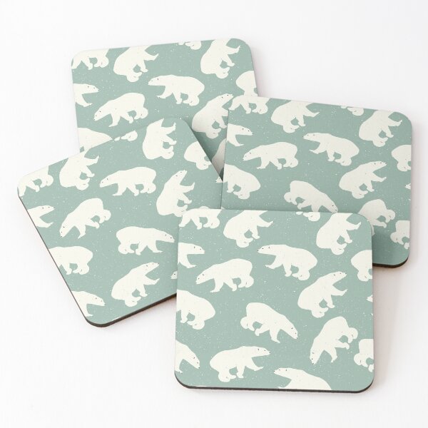 Item preview, Winter - Adorable Polar Bears Pattern designed and sold by CLPDesignLab.