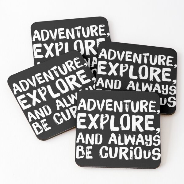 Item preview, Adventure, Explore, and Always be Curious designed and sold by trailheadco.
