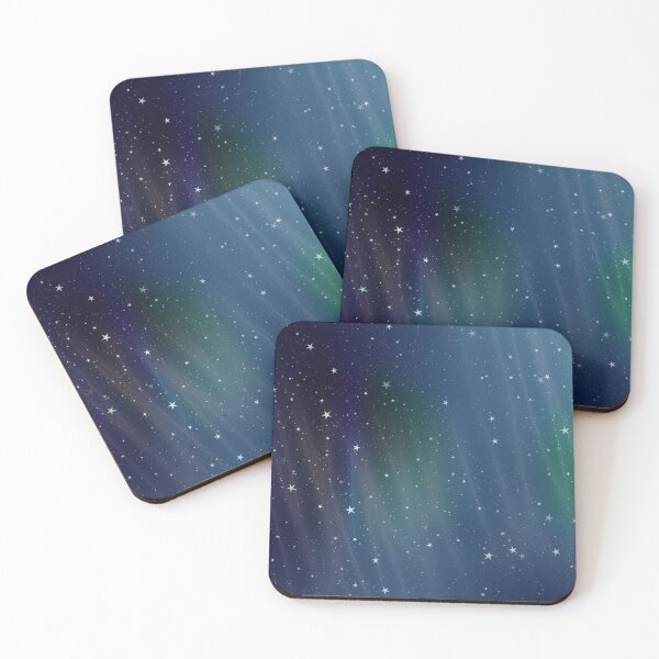 Item preview, Aurora borealis and stars designed and sold by Sybille-Yates.