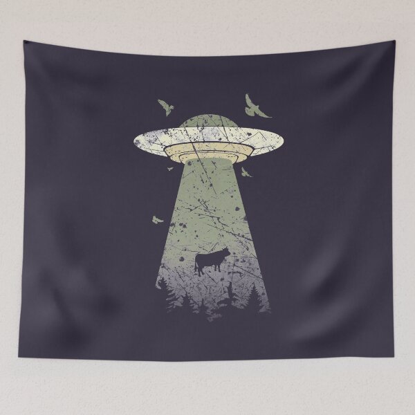 Item preview, UFO Cow Forest designed and sold by unihammer.