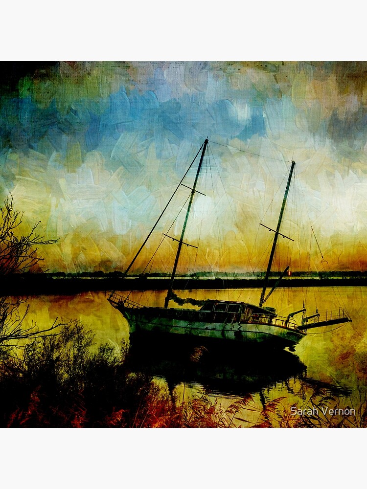 Drop Anchor at Sunset by tillymagoo