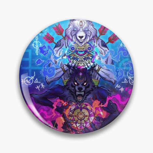 Item preview, Lobos Ying Yang designed and sold by Artwardo Manicotti.