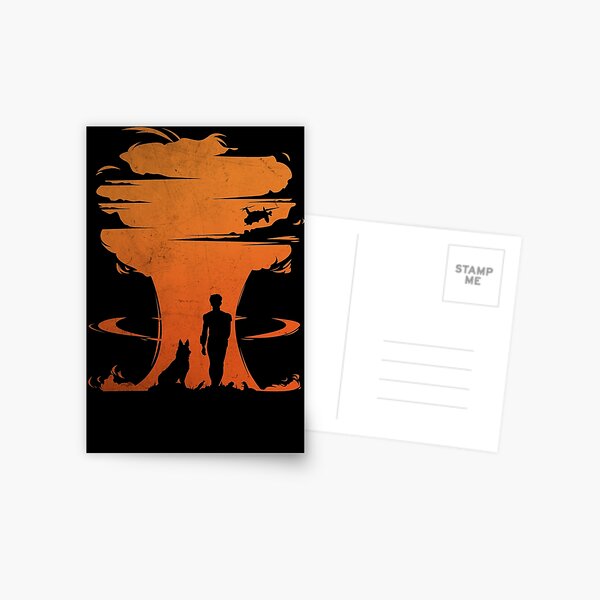 Nuclear war Postcard