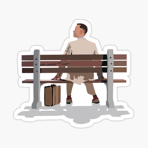 Forrest Gump Pegatina