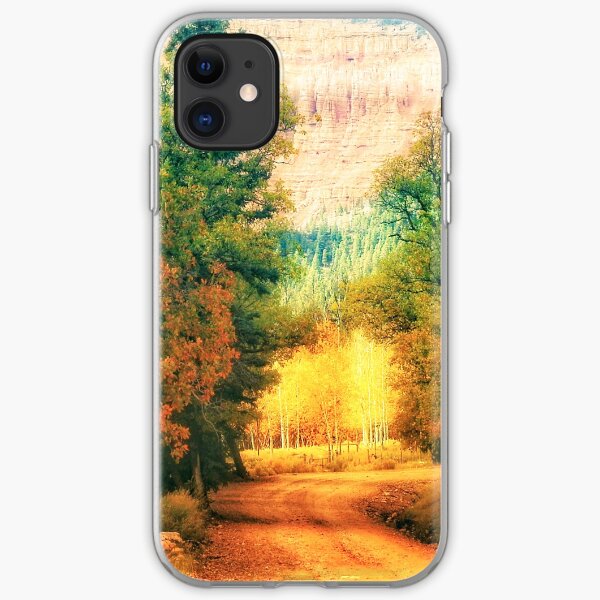 Autumn path iPhone Soft Case
