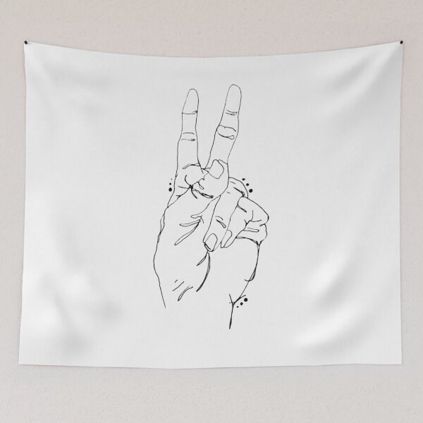 Item preview, Copy of Peace Sign, Hand Art designed and sold by Rebapaints.