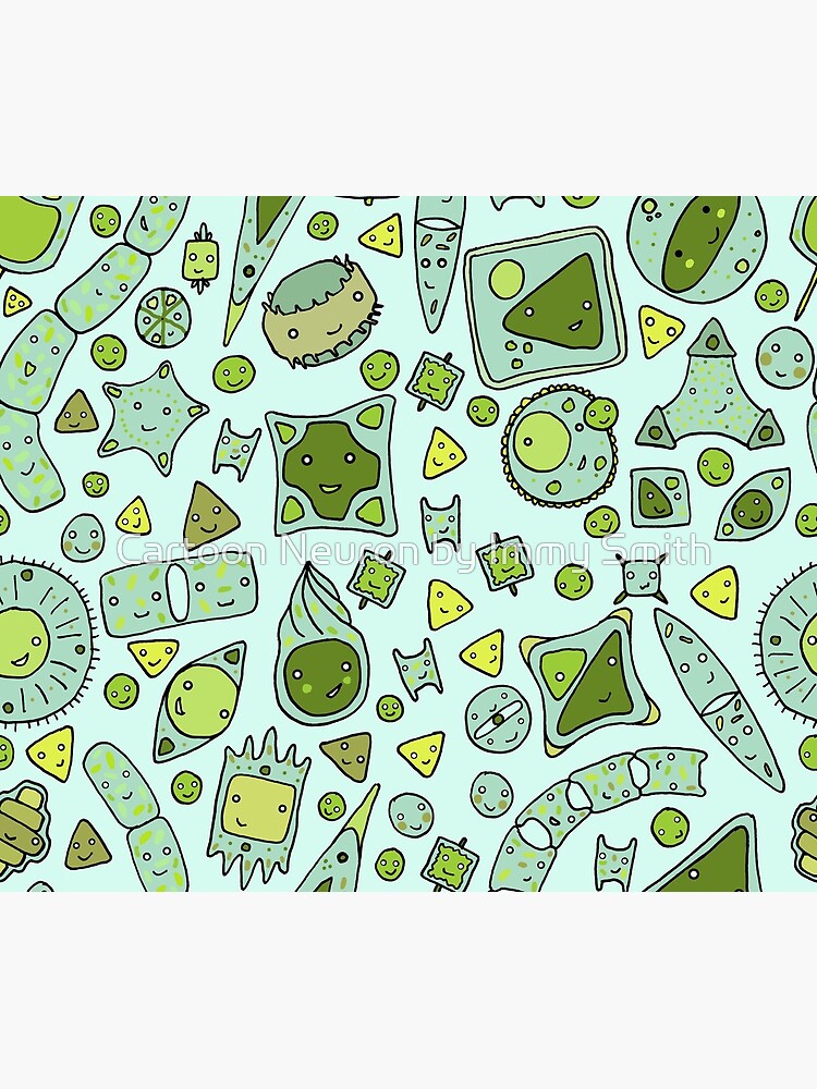 Tessellating Diatoms for skirts, duvets, notebooks, graphic tees etc by Immy