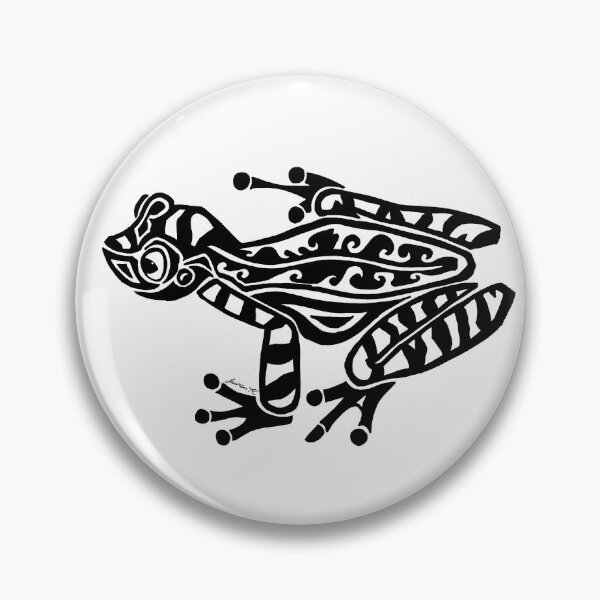 Item preview, Tree Frog Tribal Design  designed and sold by KitayamaDesigns.