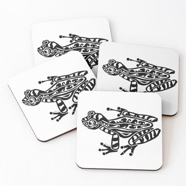 Item preview, Tree Frog Tribal Design  designed and sold by KitayamaDesigns.