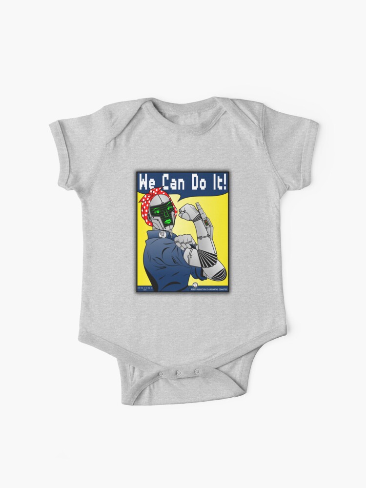 We Can Do It Baby One Piece By Wuvwa Redbubble