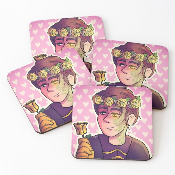 Item preview, Deceit sanders holding a rose designed and sold by Lizadraws.