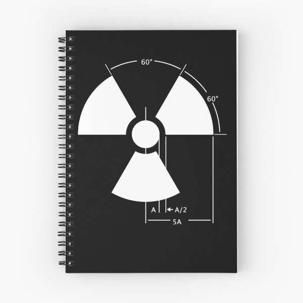 Item preview, Warning Radiation Sign Template White on Black designed and sold by Rupert Russell.