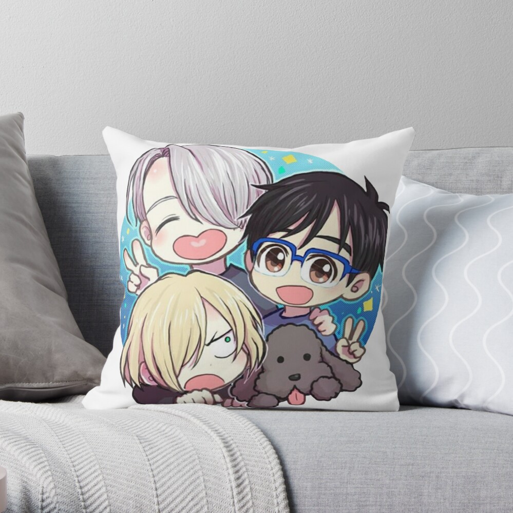 More discount price yuri on ice Throw Pillow by Liuth TP-PSA3L0ZP