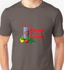 Juicers are Better Lovers by Valxart.com Unisex T-Shirt