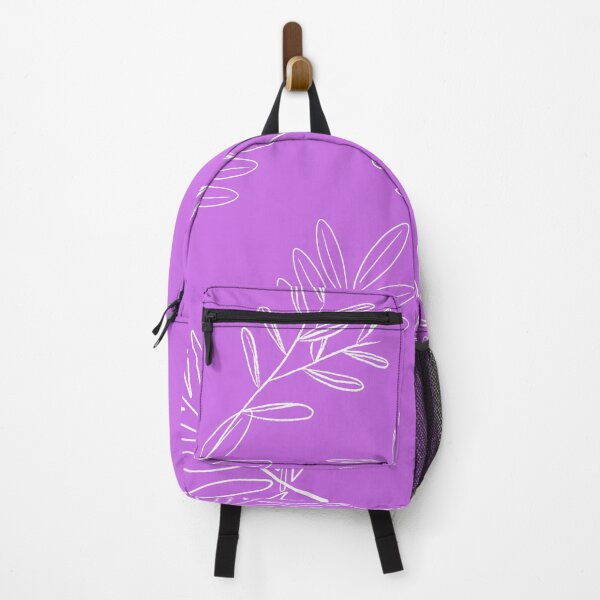 Item preview, White Leafs on a Purple Background designed and sold by AJ505.