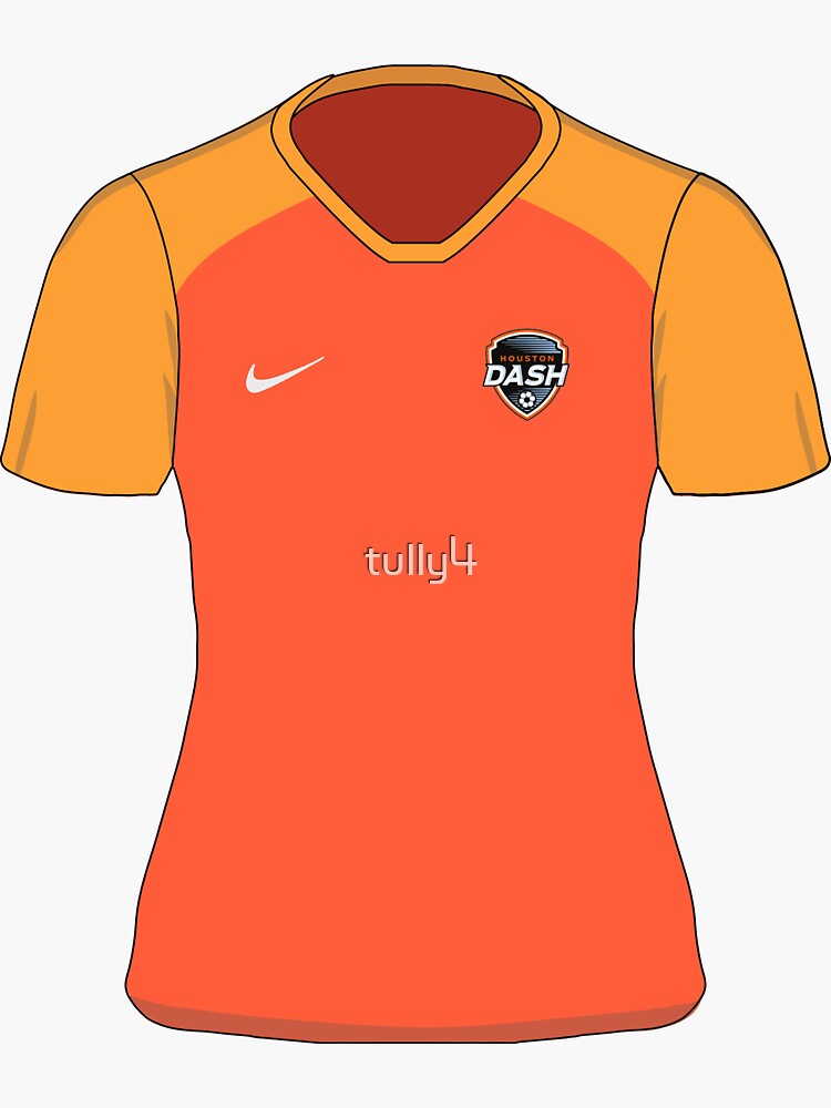 "Houston Dash Jersey 2020 NWSL" Sticker for Sale by tully4 Redbubble