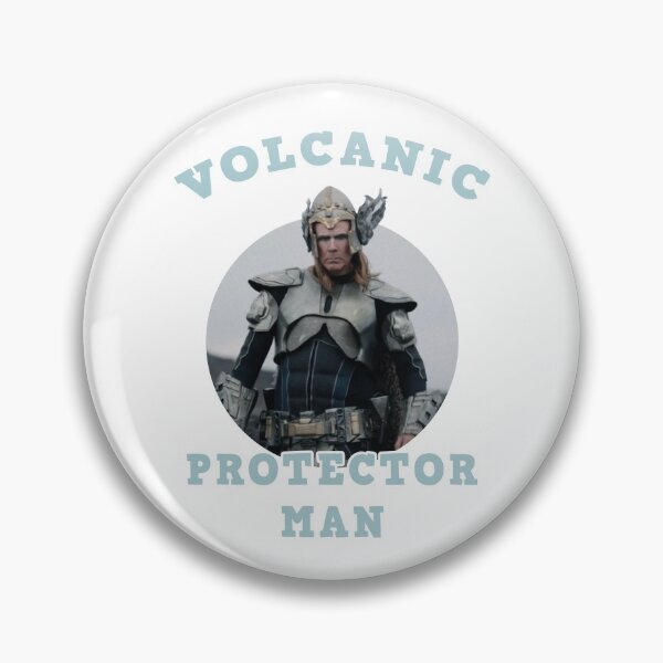 Item preview, Volcanic Protector Man designed and sold by Fenja Van Em.
