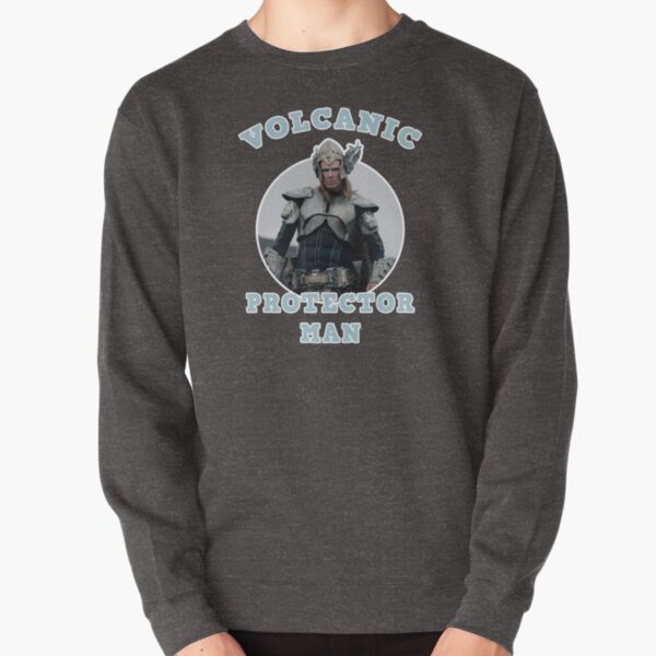 Volcanic Protector Man Pullover Sweatshirt