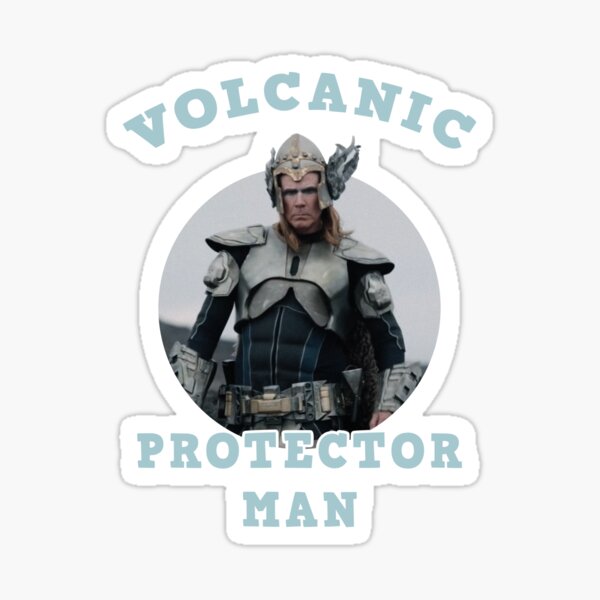 Item preview, Volcanic Protector Man designed and sold by Fenja Van Em.