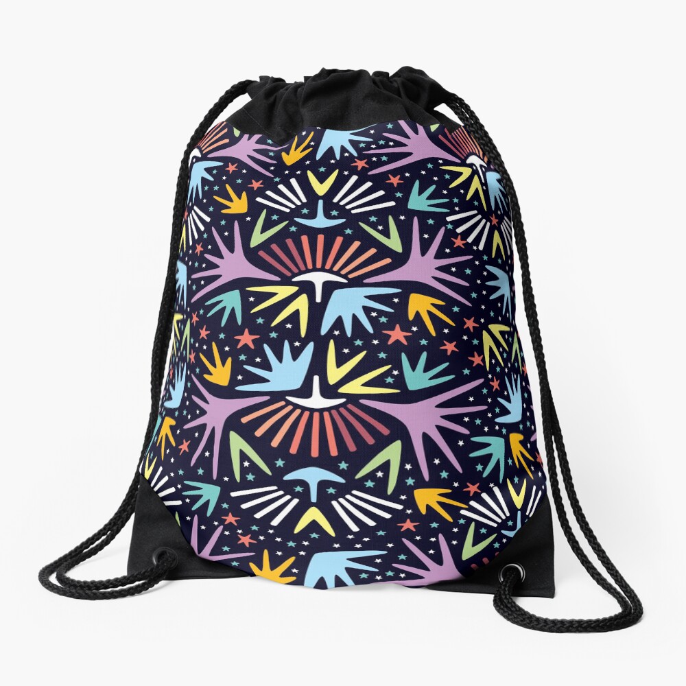Miami Nights Drawstring Bag