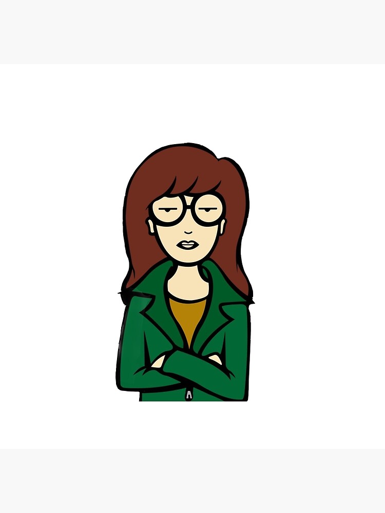 Daria Morgendorffer Sticker Poster By Emstickershopp Redbubble