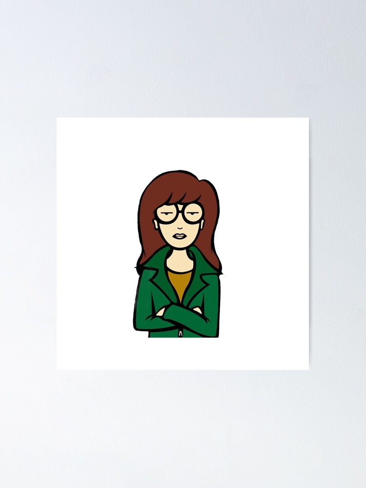 Daria Morgendorffer Sticker Poster By Emstickershopp Redbubble