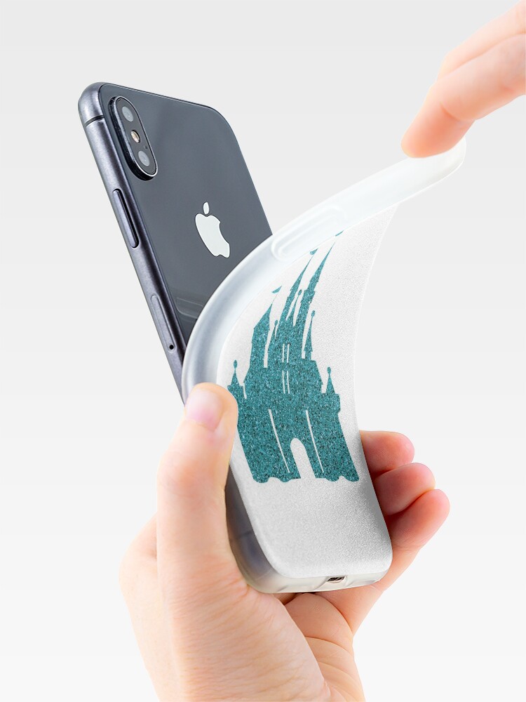 Alternate view of Blue Glitter iPhone Case