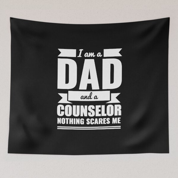 Item preview, Dad Counselor Nothing Scares me Dad Papa Father's Day Graduation designed and sold by losttribe.