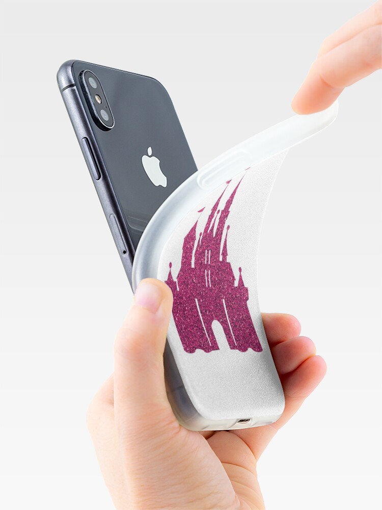 Alternate view of Pink Glitter Wishes iPhone Case & Cover