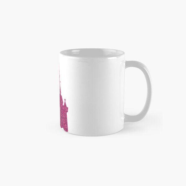 Pink Glitter Wishes Classic Mug