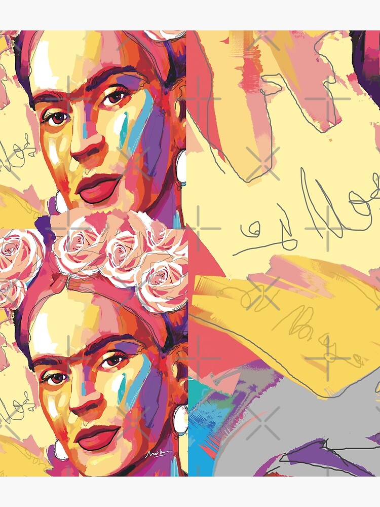 Disover frida kahlo portrait pop art Backpack
